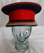 Vintage No1 Officer Hat British Army Royals Peaked Cap No Insignia Hawkes 55cm