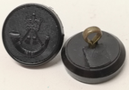 The Rifles 30L Black Buttons with Queen Elizabeth's Crown