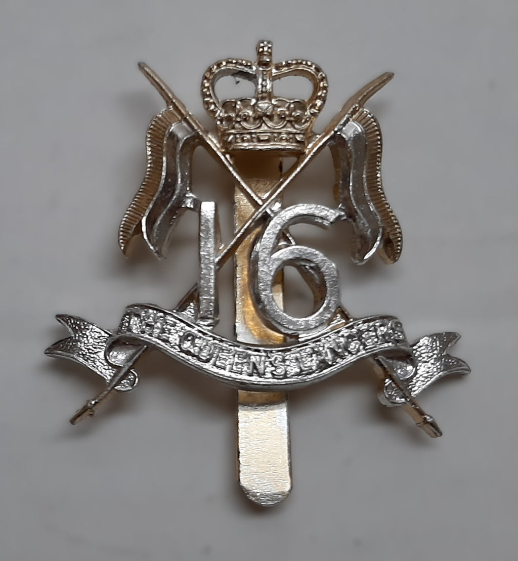 QRL Hat Badge Other Ranks 16th Queens Royal Lancers Service Dress Insignia