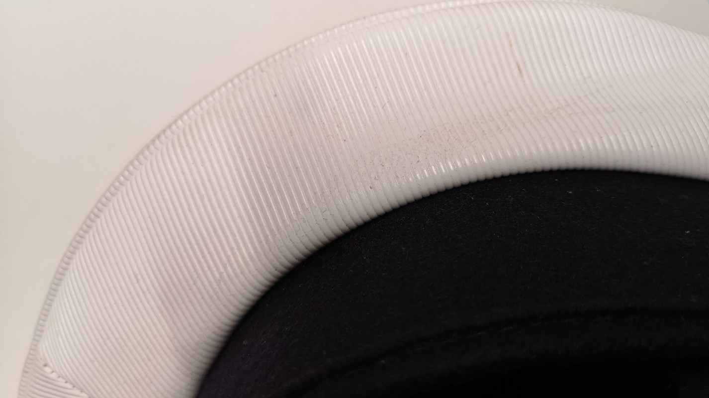 White Royal Navy like Peaked Cap 57cm