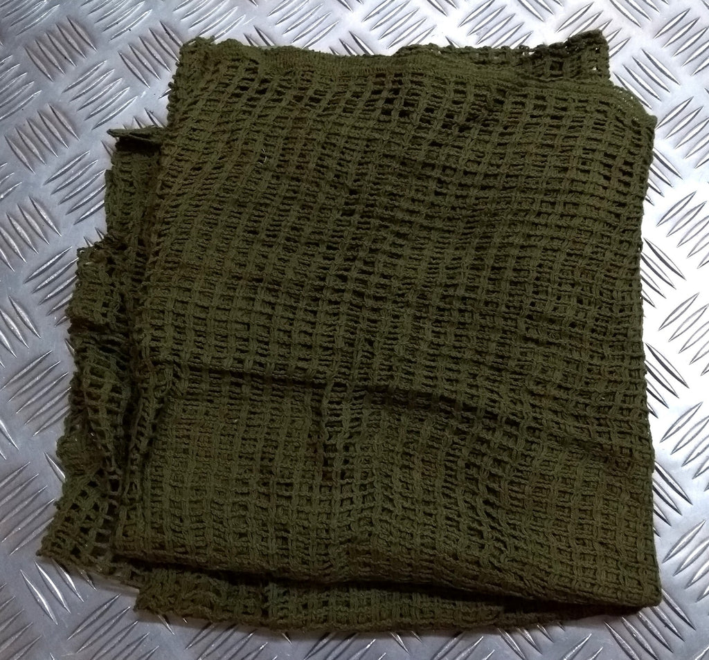 British Army Green Olive Snipers Nest Headnet Scrim Face Veil Netting XL