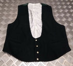 British Army Issue Green Mess Dress Waistcoat With Intelligence Corps Buttons