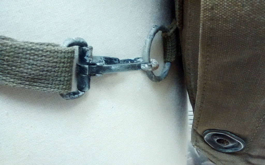 Vintage US MSA M17 Gas Bag Side Bag / Hip Bag USGI Vietnam