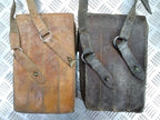 Genuine Vintage Issued Leather Ammo Case / Bag & Shoulder Strap Faulty