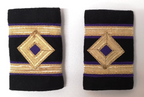Merchant Navy 3rd Engineer Gold Lace Slides Epaulettes Genuine British