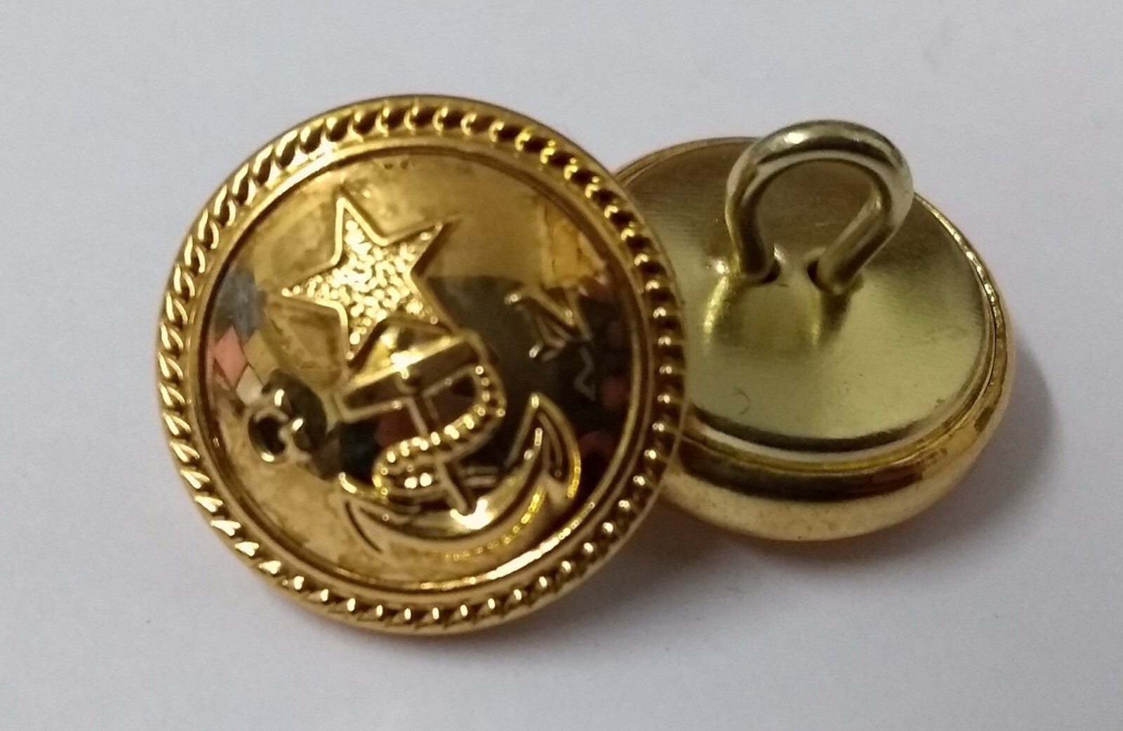 GN Naval OFC Buttons Ring Back Dress With Rope Edged Anchor