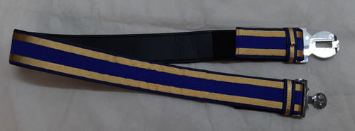 Hobson Production Sample Blue & Gold Ceremonial Belt With RAF Royal Air Force Locket