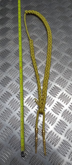 Army Ceremonial Aiguillette / Officers Lanyard Metallic Gold Tip Ends Present