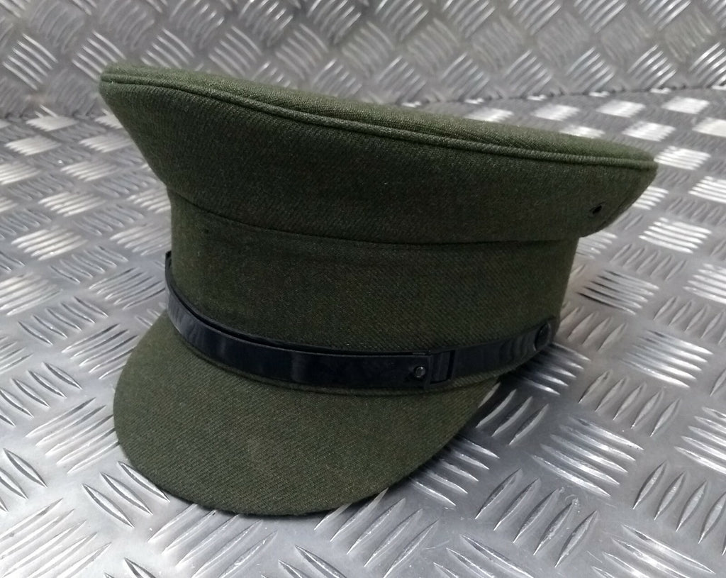 Genuine British Made Issue Olive Green Parade Dress Hat Cap 56cm