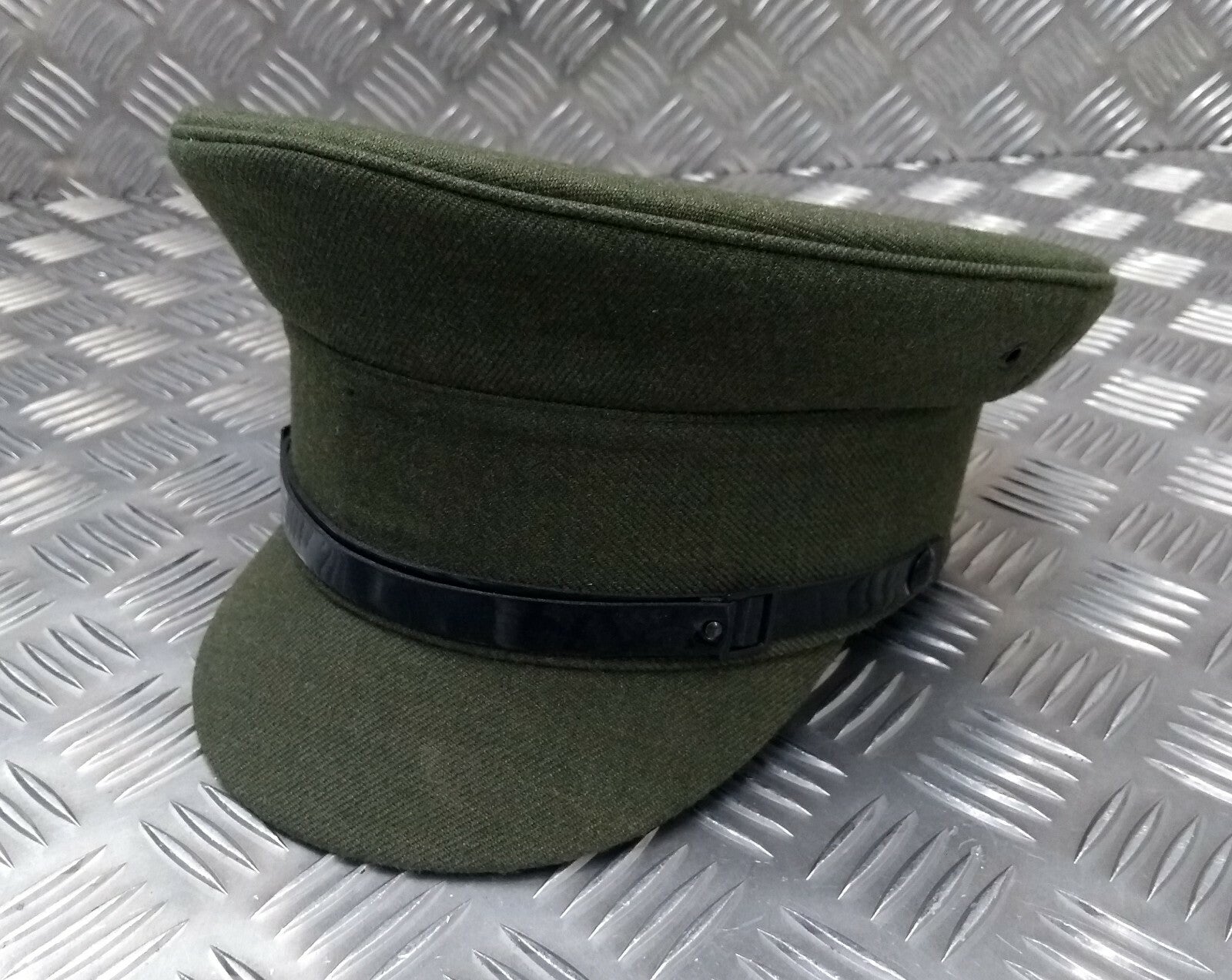 Genuine British Made Issue Olive Green Parade Dress Hat Cap 56cm