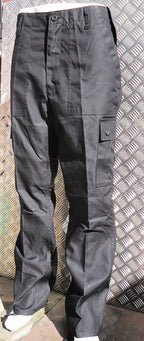 Midnight Blue Camo Military Style Combat Cargo Trousers - 32"-36" - NEW