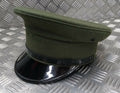 Standard Service Dress Uniform Parade Hat Green Chinstrap & Buttons Size 56cm