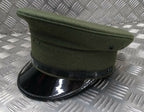 Standard Service Dress Uniform Parade Hat Green Chinstrap & Buttons Size 56cm