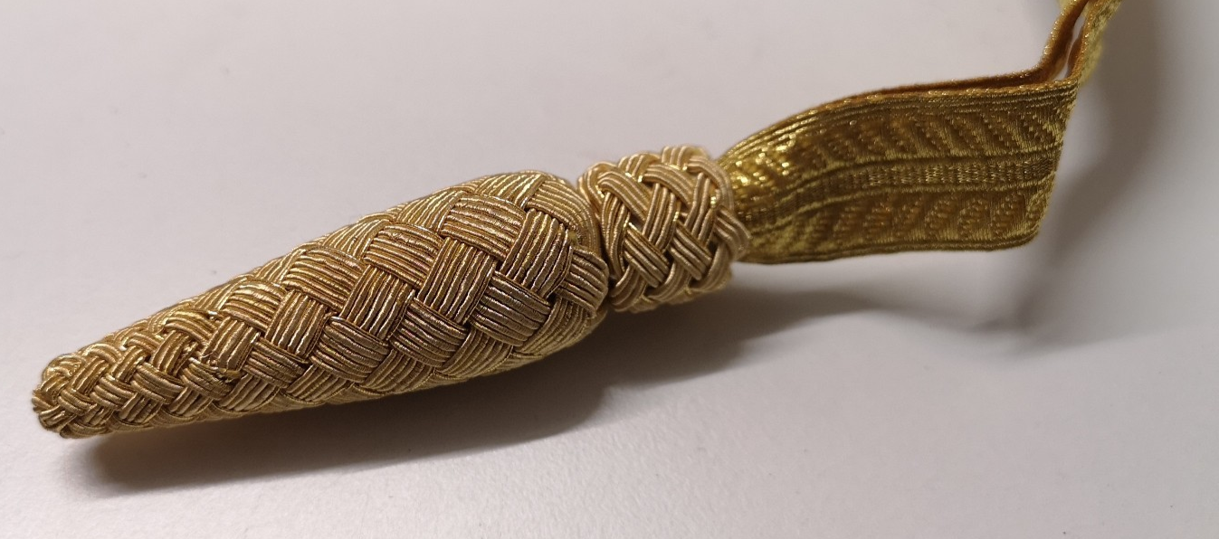 Gold Lace Sword Knot British No3 - NEW