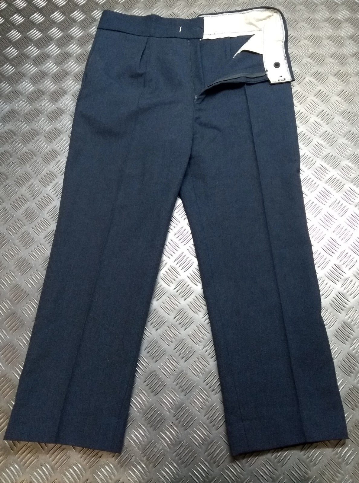 Vintage RAF Royal Air Force Trouser A/F Blue Older Dress Pattern W38" Marked