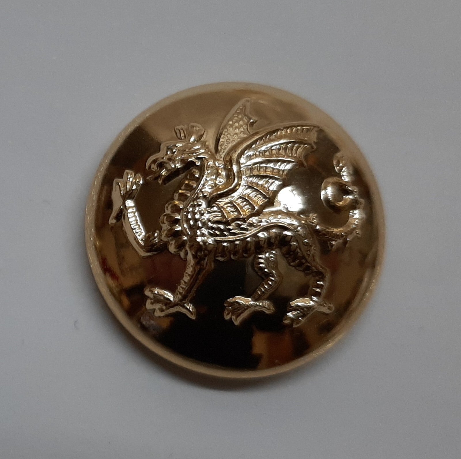 RRW Large Buttons British Royal Regiment of Wales Insignia 40L No1/2 Dress X4