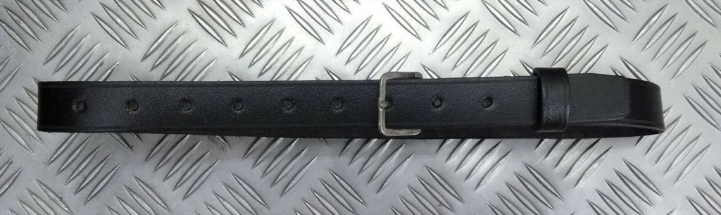 Genuine British Made Issue 1" Black Leather Utility Aux Strap Size 64