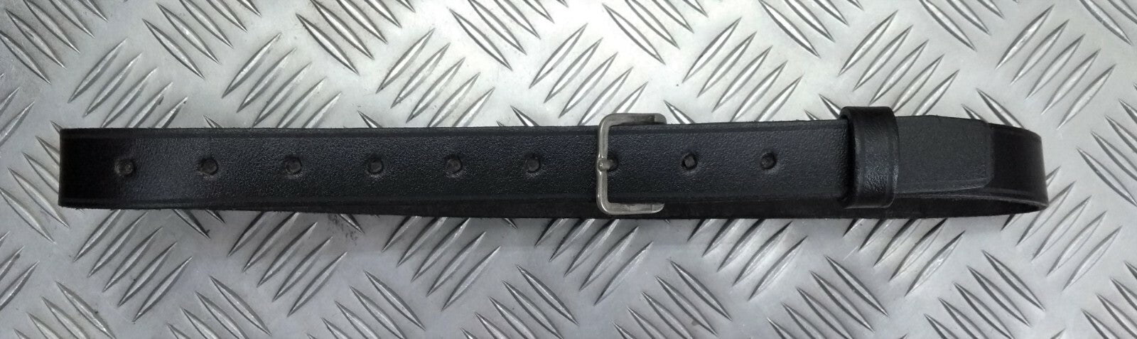 Genuine British Made Issue 1" Black Leather Utility Aux Strap Size 64