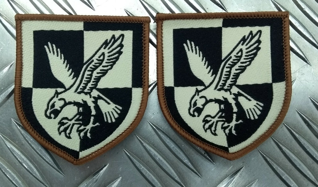 Genuine British Army 16th Air Assault Brigade Desert TRF Patch/Badge X 2 EPB28B