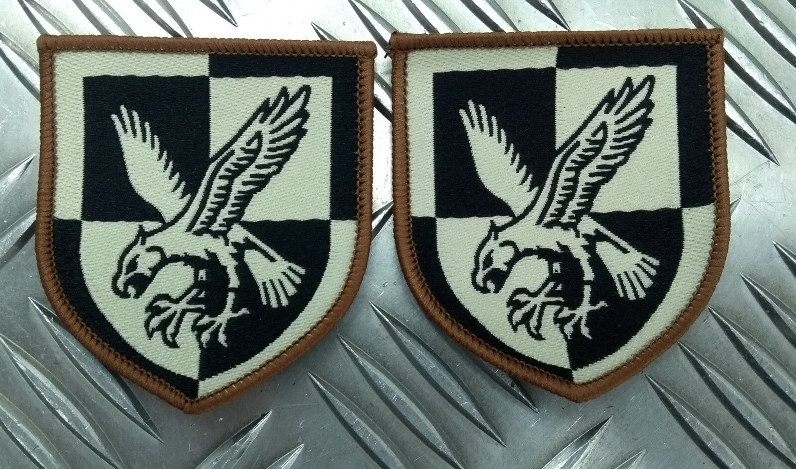 Genuine British Army 16th Air Assault Brigade Desert TRF Patch/Badge X 2 EPB28B