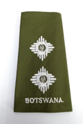 Army Lieutenant Rank Shoulder Slide & Botswana Embroidered Insignia Epaulette X1