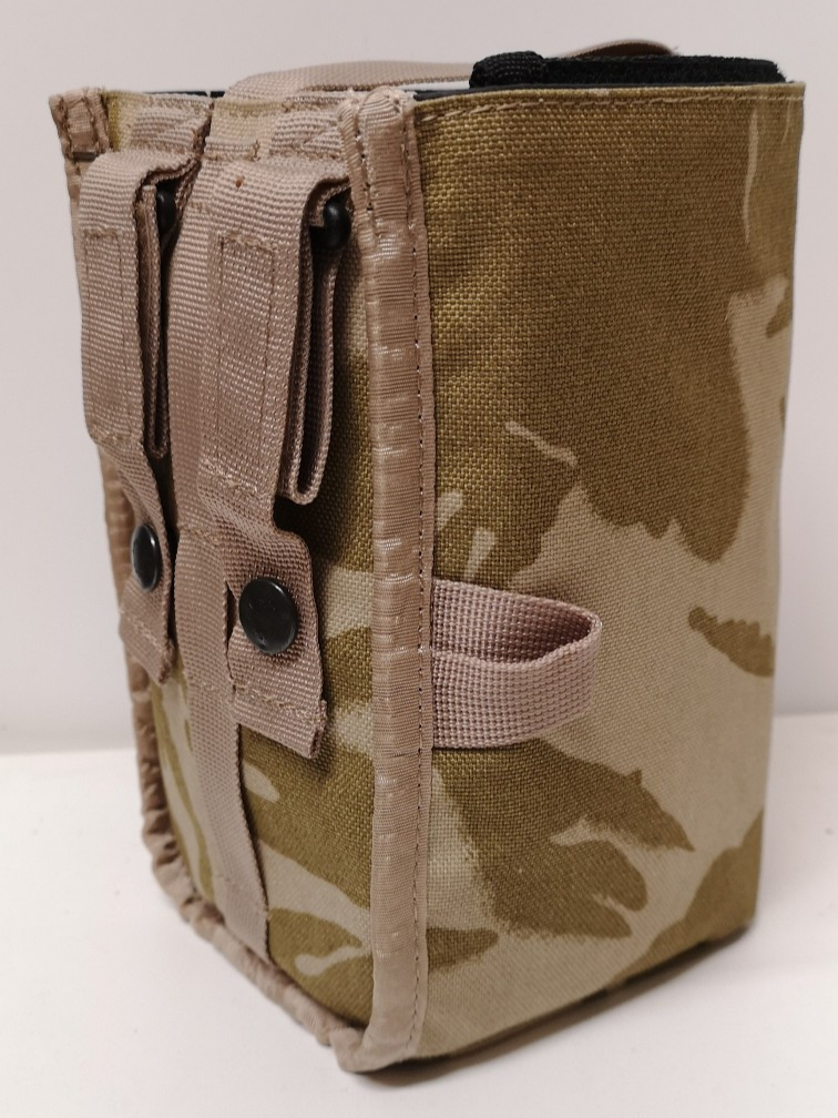 British Army Desert DPM Camo UK PRC 354 Radio Cover Carrier