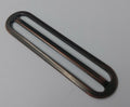 3" Bronzed Parade Belt Slider / Keeper Adjuster Quality Metal Construction