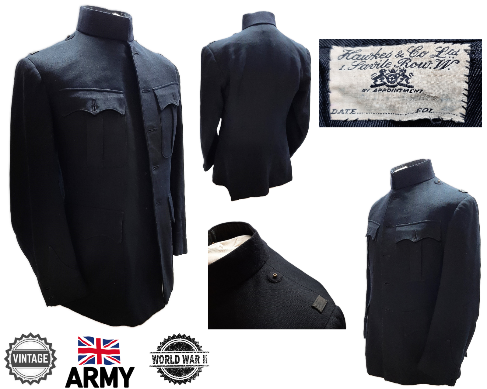 WW2 Pattern Jacket British OFCs Dress Jacket Hawkes Savile Row