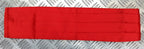 Genuine Vintage British Made Scarlet Red Pleated Mess Dress Cummerbund 36" X 4¼"
