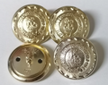 RLC Ring Back Buttons Size 40L Dress British Army Royal Logistic Corps x4