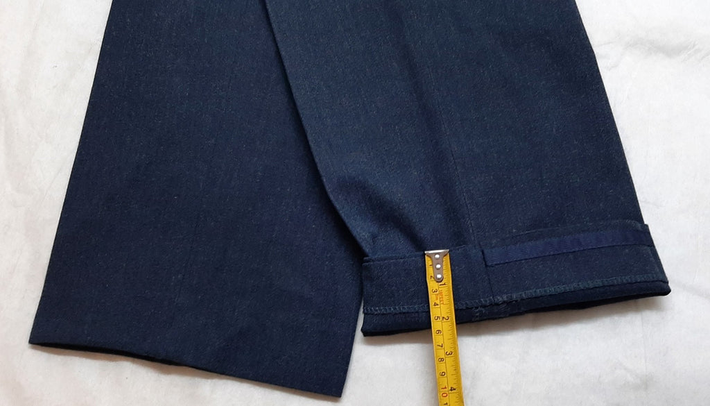 Vintage Trousers RAF Royal Air Force Dress Old Pattern Air Force Blue Grey Colour Waist 42"