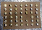Genuine British Dress Buttons On Taylors Display Card 41 Asst Regiments
