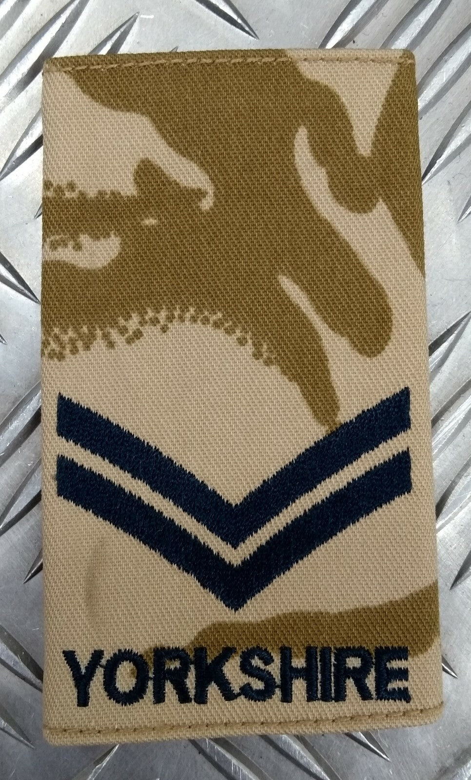 Genuine British Army Desert Camo Yorkshire Rank Slide Various Ranks - NEW