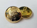 Bird & Star Dress Uniform Ring Back Buttons 1 Set 14 Buttons