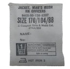 Vintage Bush Jacket Man's British Naval RN Ofc Dress No Buttons
