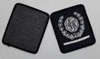 Impeller Laurel Wreath 1 Bar British Service Sew on Badges /Patches 1 Pair