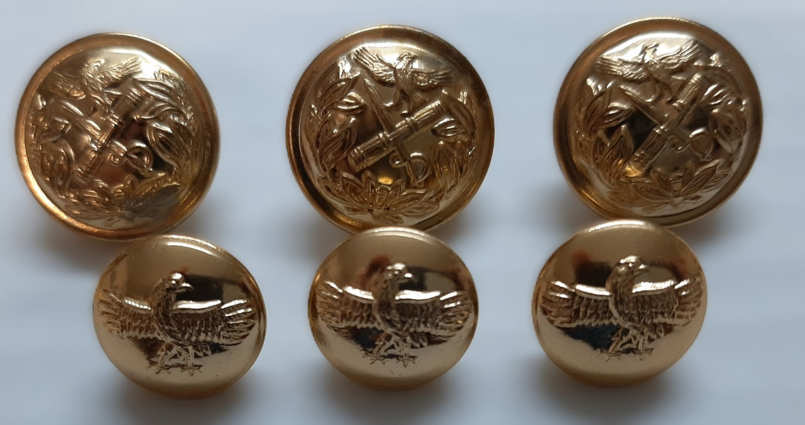 Badges and Buttons British Made 17 Piece Set For Collectors