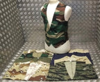 Boys & Girls Lightweight Waistcoat Fancy Dress Camo Combat Army Soldier