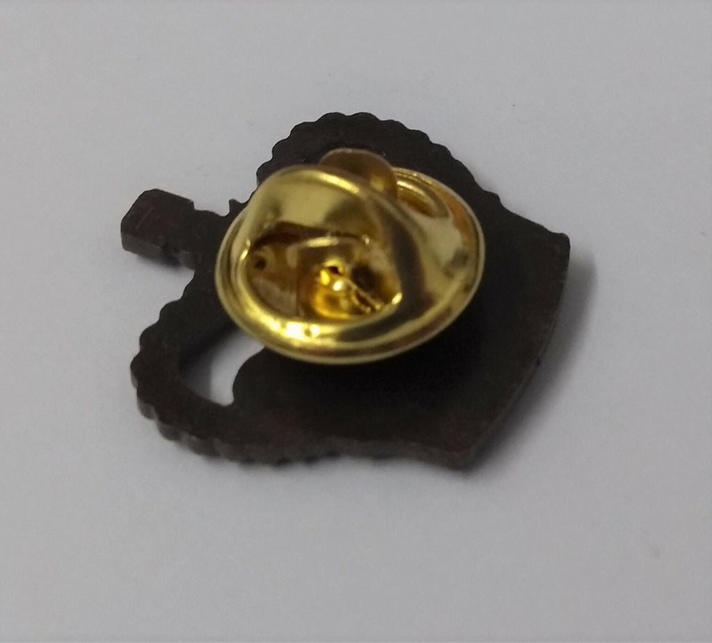 Bronze Crown 5/8" Subdued Officers Rank Crown Snap Pin x 2 NEW