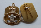 The Staffordshire Regiment Old Pattern Collar Dogs and Split Pins