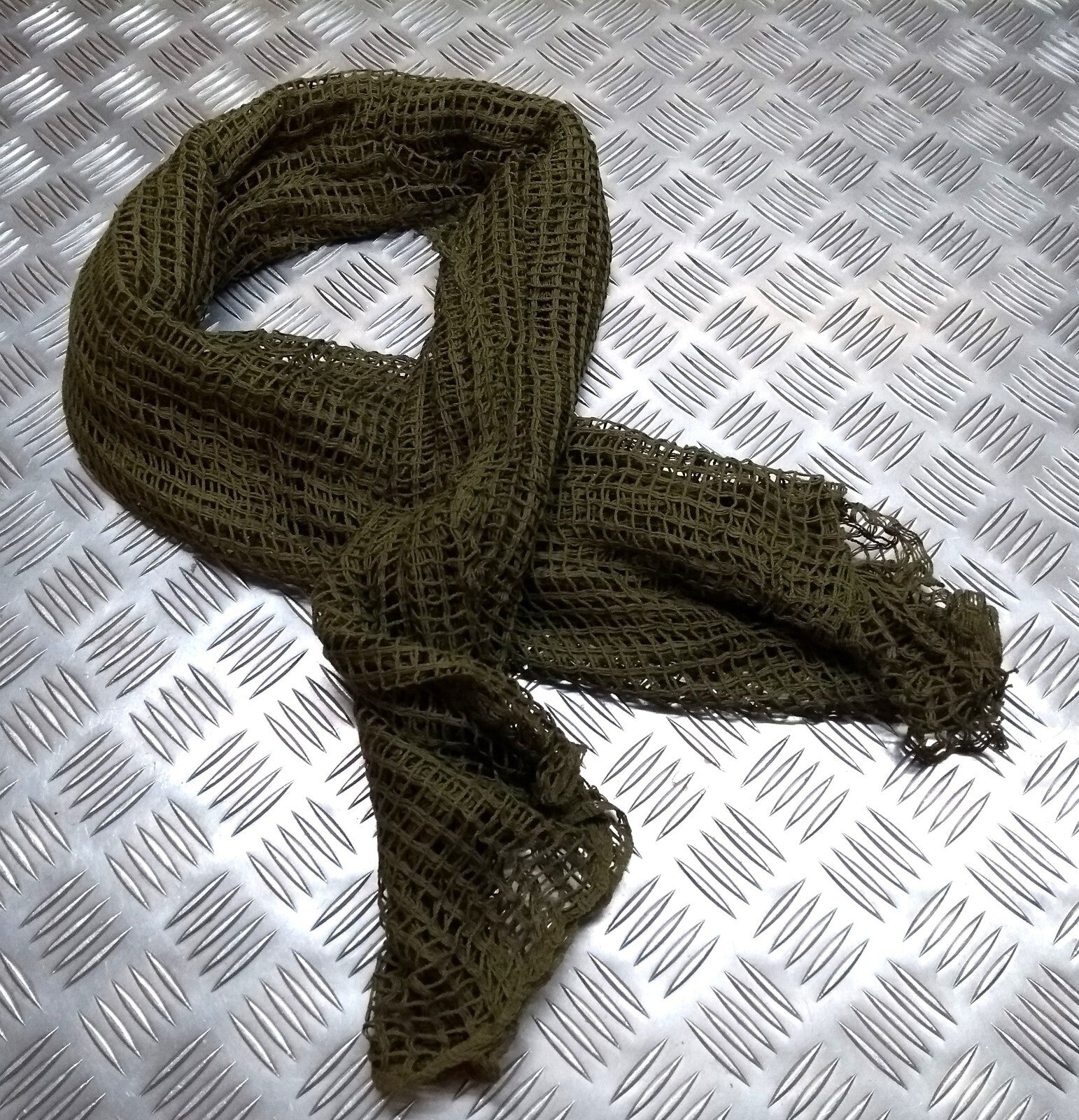 British Army Green Olive Snipers Nest Headnet Scrim Face Veil Netting XL NEW