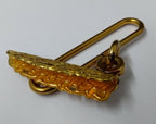 Genuine British Officers Cross Belt Pouch Plate Fern Leaf 2 1/2"