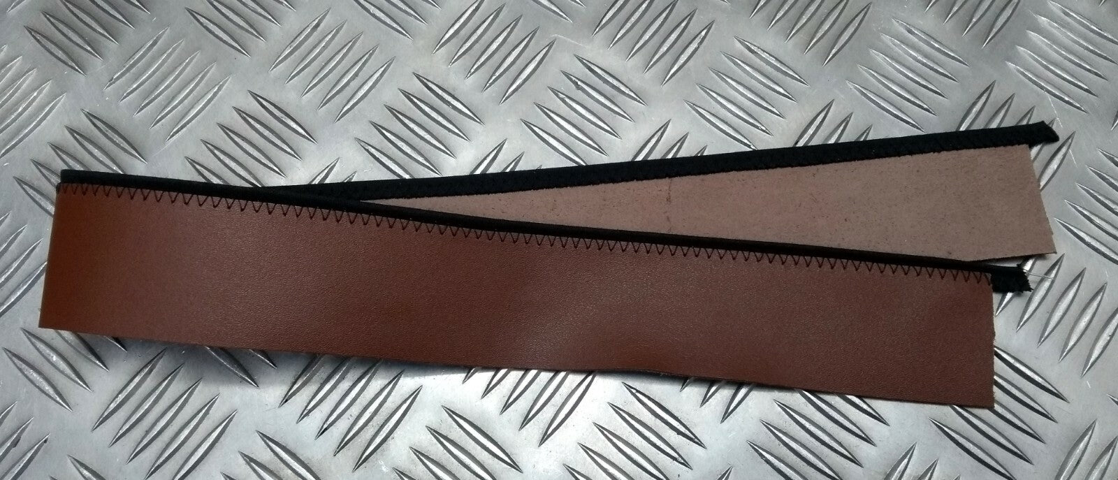 Genuine British Replacement Dress Hat 1 3/4 Split Leather Hatband