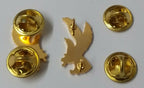 Collectors Metal Pin Eagle Badge With 5 Point Star NEW GIM52XL