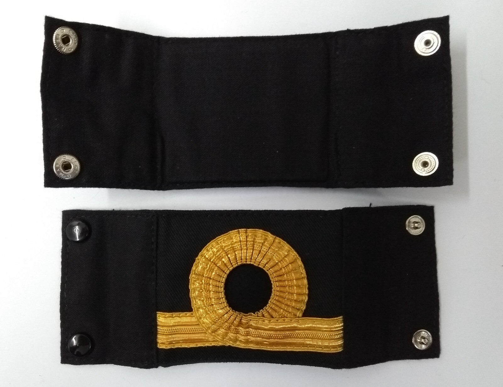 Genuine British Issue Royal Navy Sub Lieutenant Gold Lace Rank Slides RN SBLT 4