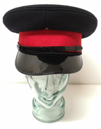 Dark Blue Dress Hat with Scarlet Band and Silver Queen's Crown Buttons Size 55cm