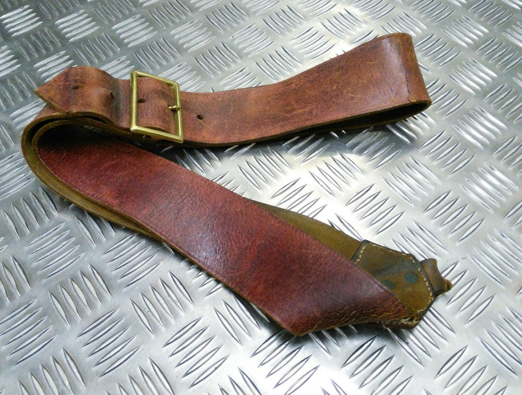 Vintage Drum Belt Brown Leather British Issue Pre WW2 Faulty