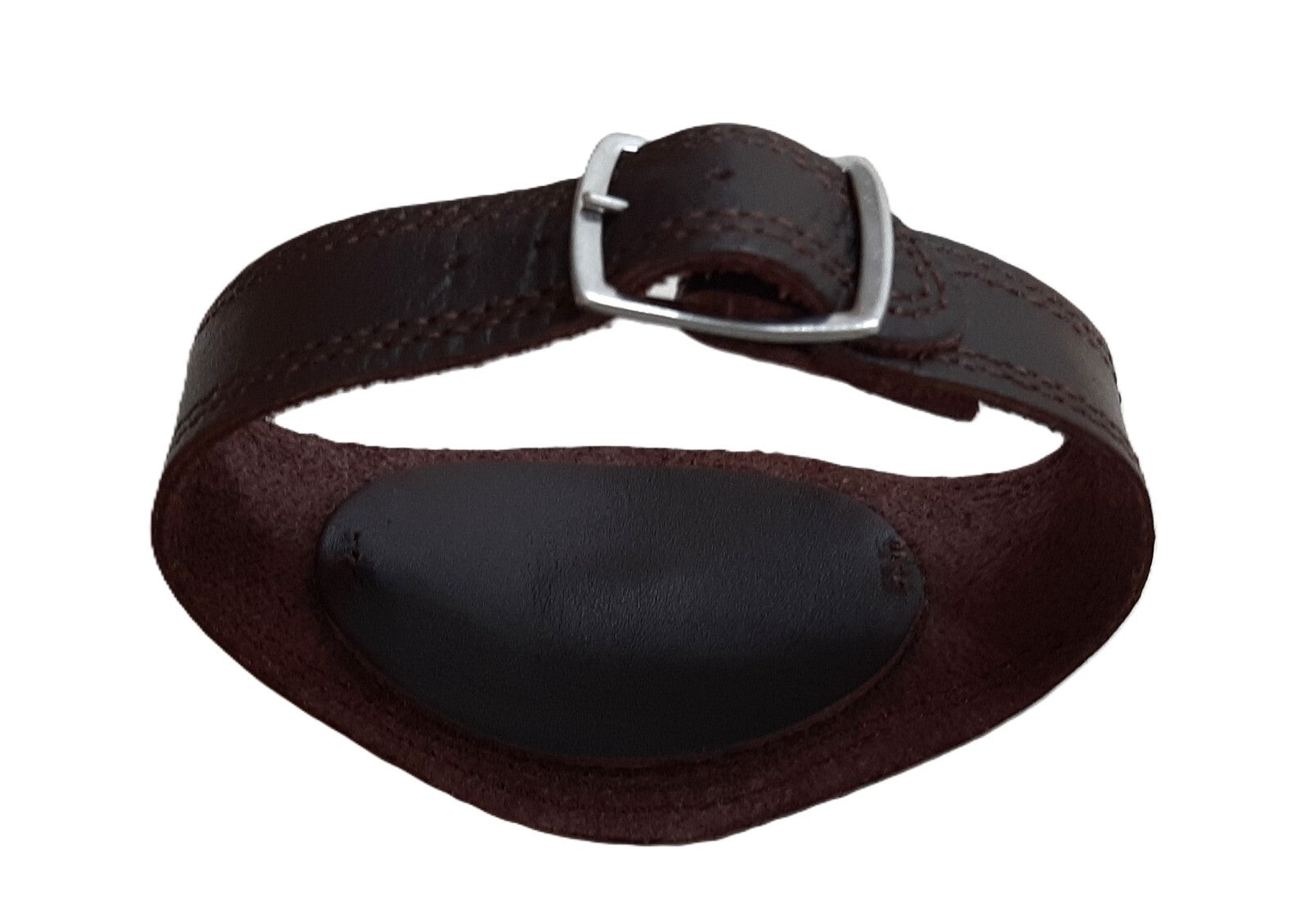Rifles Egypt Wrist Strap British Army Gold Coloured Insignia Brown Leather Strap