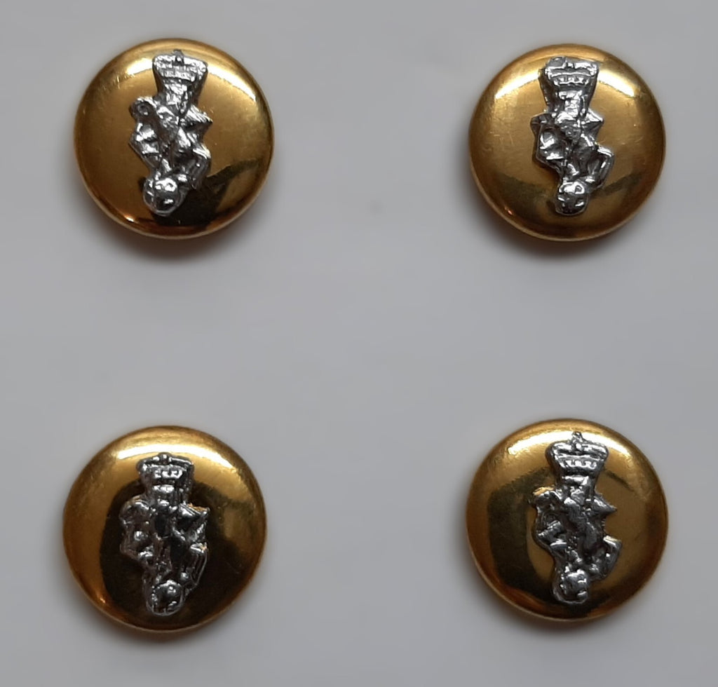 REME Regimental Buttons X4 Small Size 22L Dress British Army Mounted Insignia