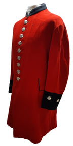 Red Long Coat Royal Hospital Chelsea Queens Crown British Army Uniform Faulty